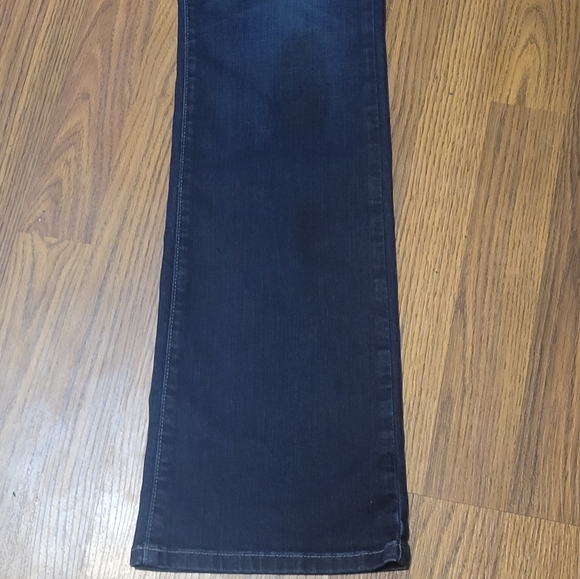 Guess Women’s Daredevil Bootcut Jeans Size 30 Dark Blue Stretch Denim A56 - Picture 3 of 12